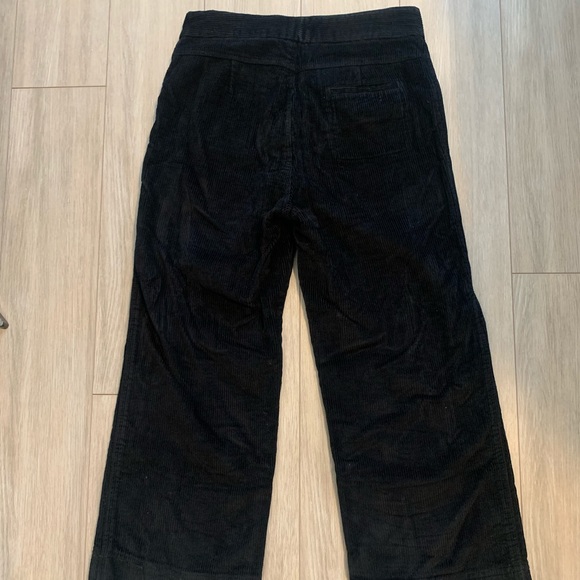 Marine Layer Black Corduroy Pants Size 6 - Picture 3 of 4